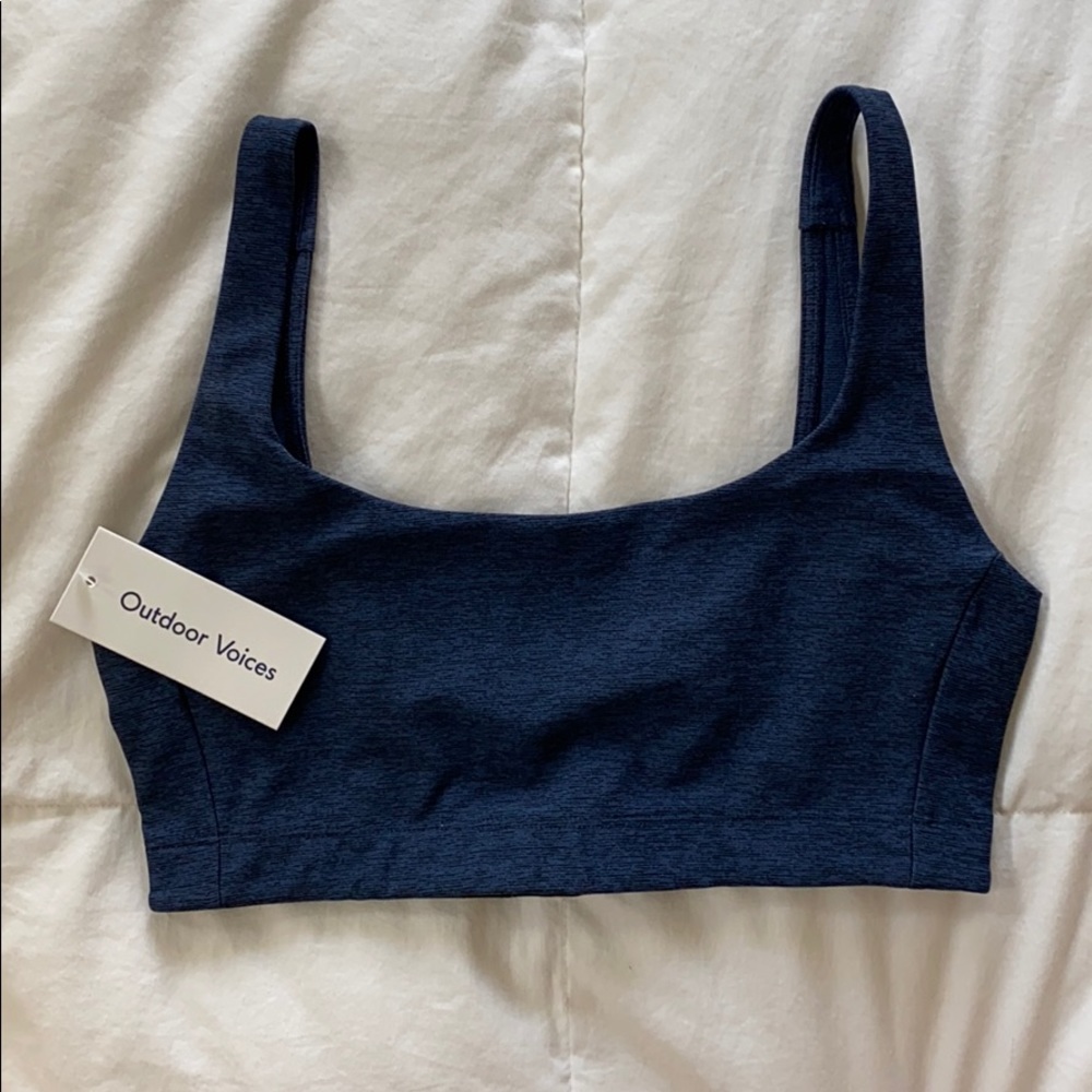 Outdoor Voices Navy Bra